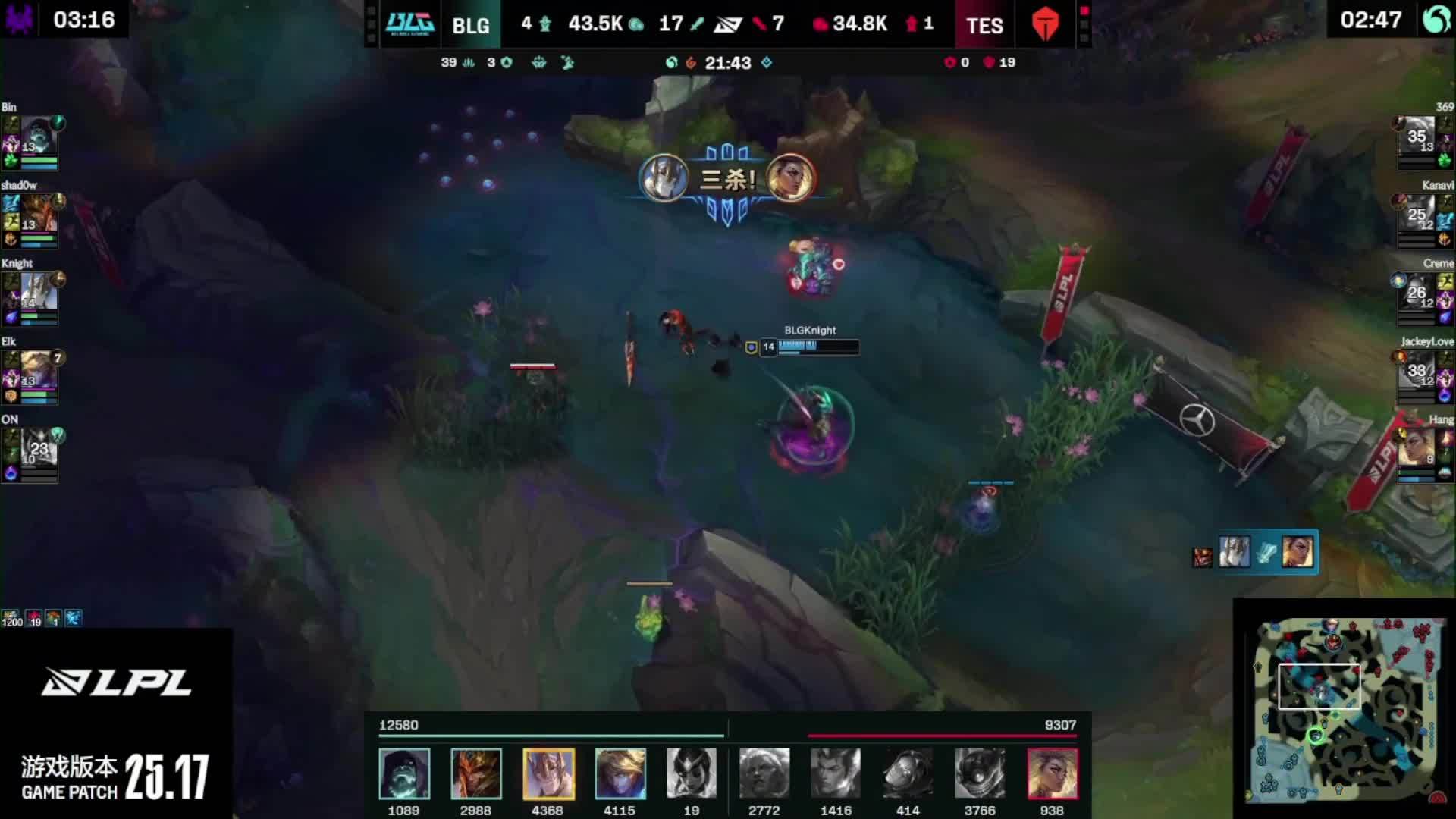 米兰APP下载-BLG险胜TES，Bwipo制霸全场